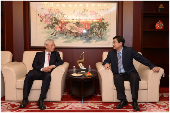 学校刘斌副校长会见韩国仁济大学車仁濬校长 学校刘斌副校长会见韩国仁济大学車仁濬校长